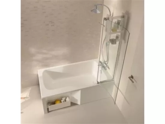 Baignoire bain douche JACOB DELAFON Malice, version droite Blanc brillant 170 x 90