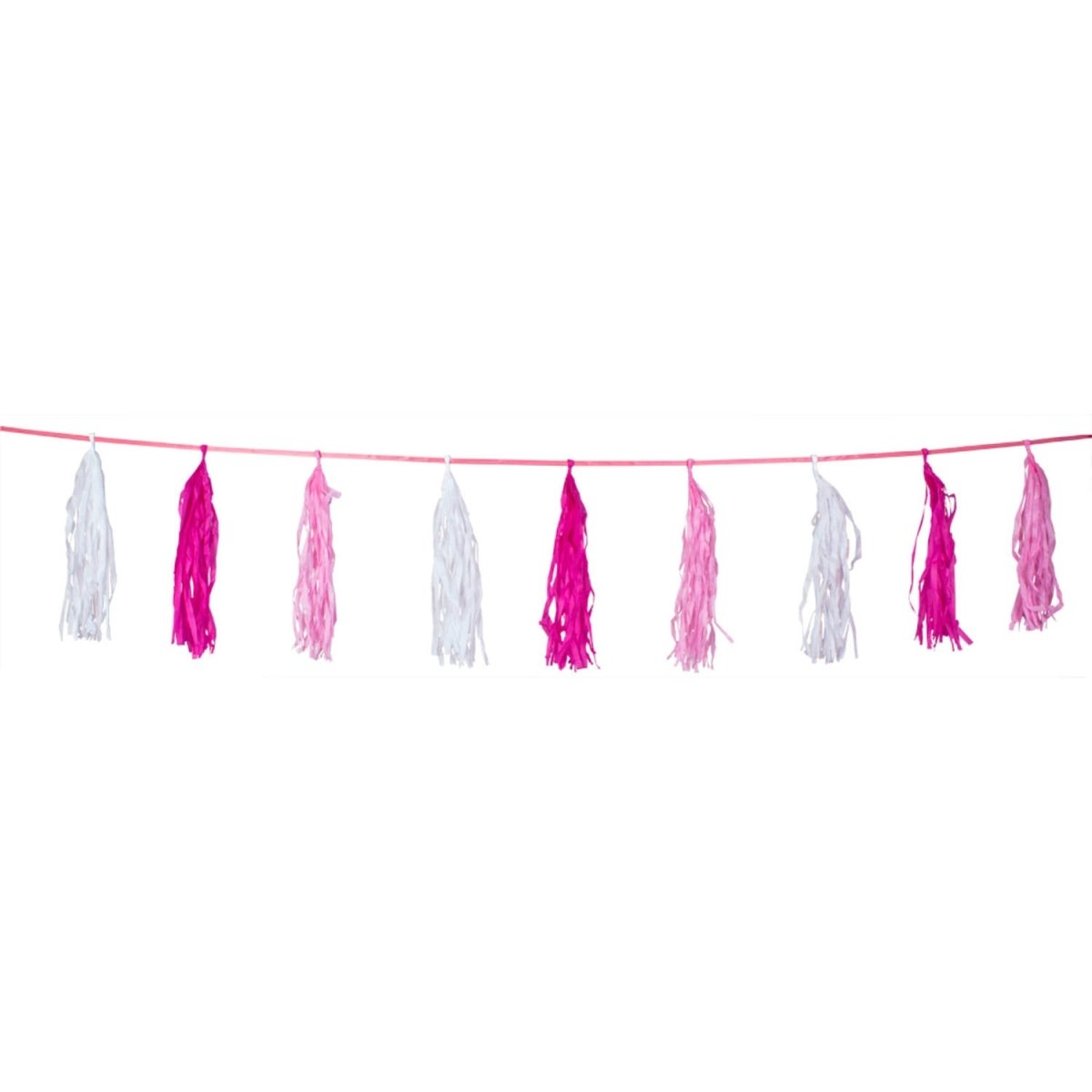 Tassel Slinger Lichtroze/Wit 3m