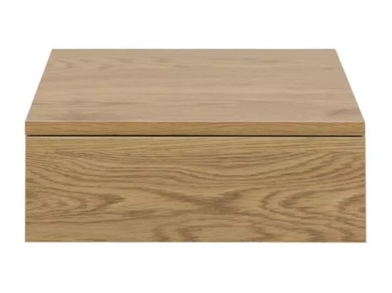 Puerto - Table de chevet murale 1 tiroir en bois - Bois clair