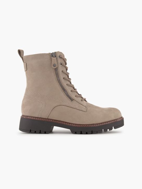 Tamaris Schnür-Stiefelette Taupe