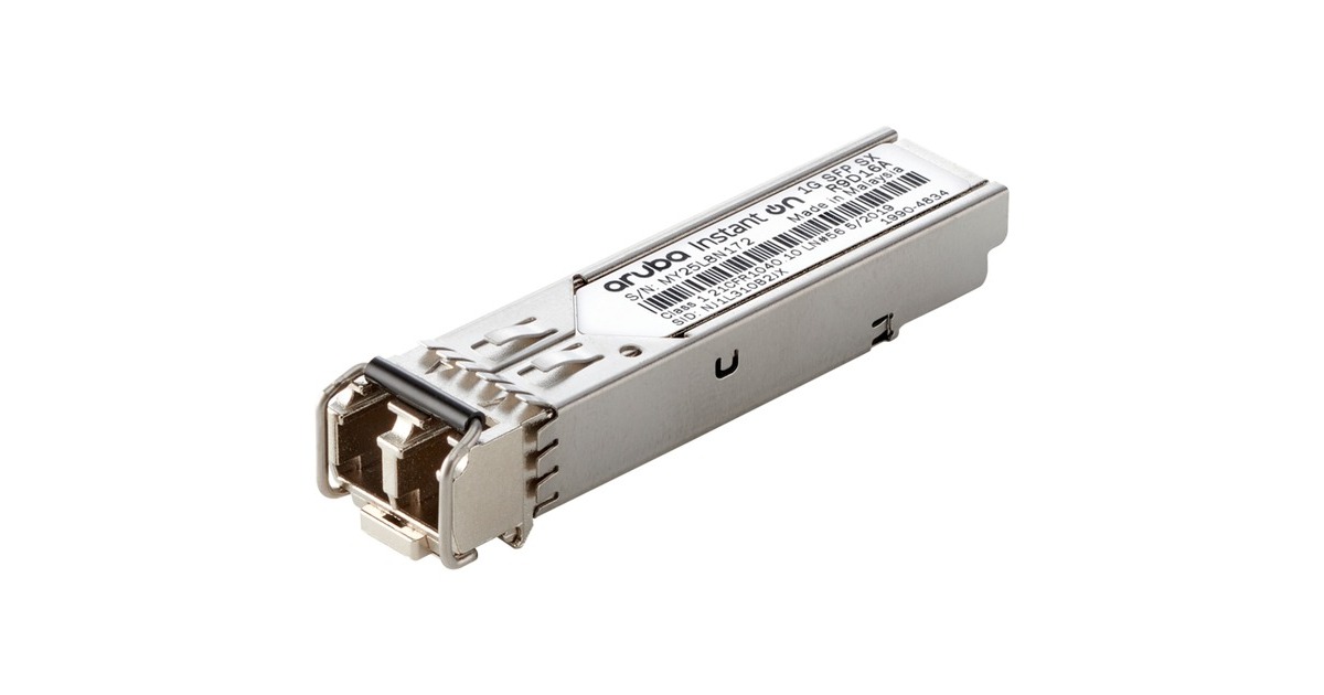 Hewlett Packard EnterpriseInstant On 1G SFP LC SX OM2 MMF (R9D16A) transceiver  (500 meter)