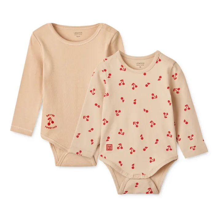 Liewood Lot 2 Bodies Manches Longues Yanni | Rose pâle