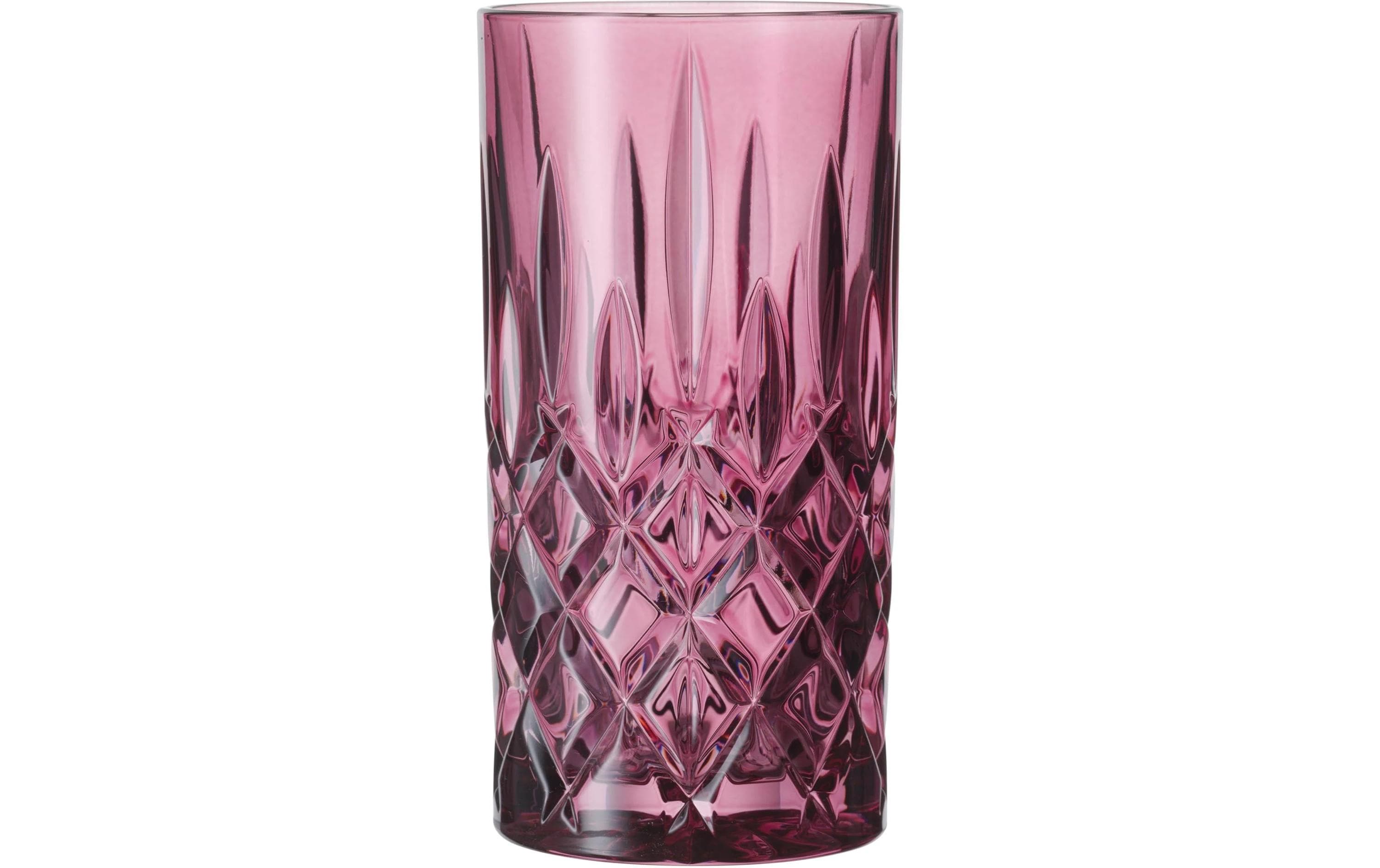 Longdrinkglas Noblesse, Berry, 2 StückLongdrinkglas-Set aus Kristallglas mit filigranem Schliffdekor