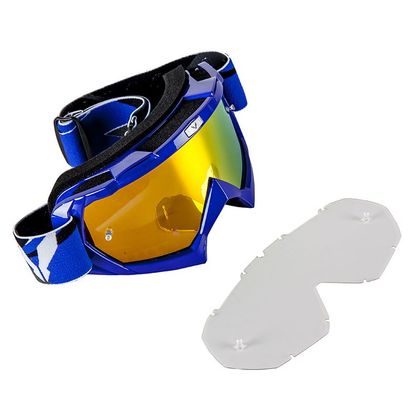 Masque cross Prov VISION BLUE IRIDIUM 2018 - Bleu
