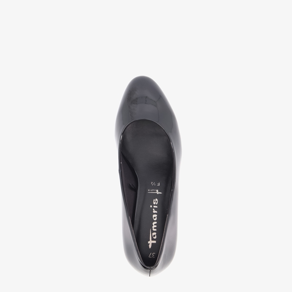Tamaris dames lak pumps zwart