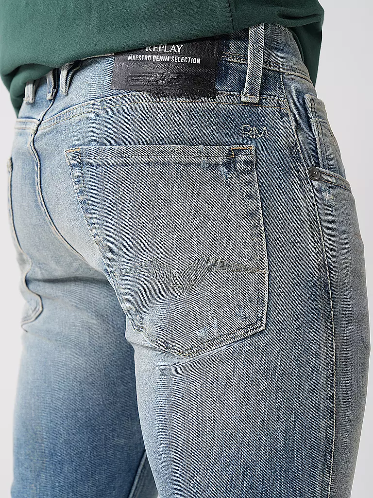 REPLAY Jeans Slim Fit ANBASS blau