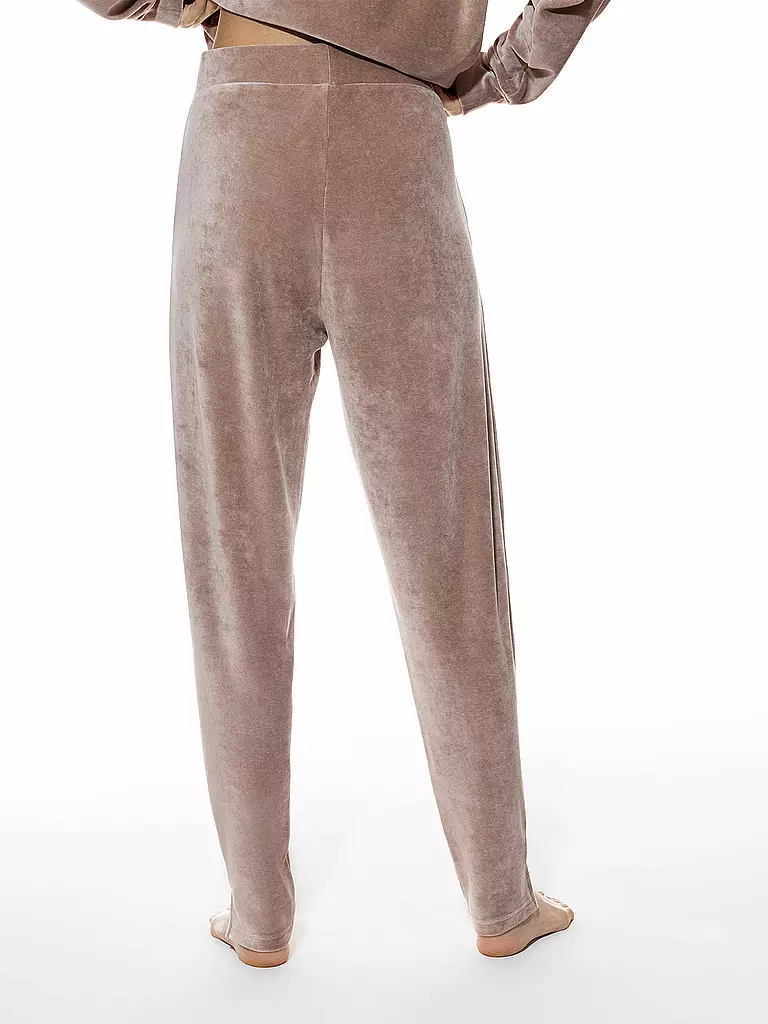 MEY Loungewear Hose VELVET DREAM hellbraun