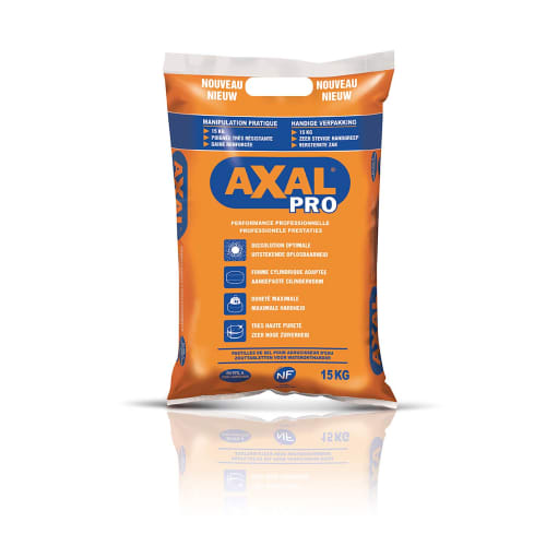 Pastilles de sel pour adoucisseur d'eau Axal Pro sac de 15kg