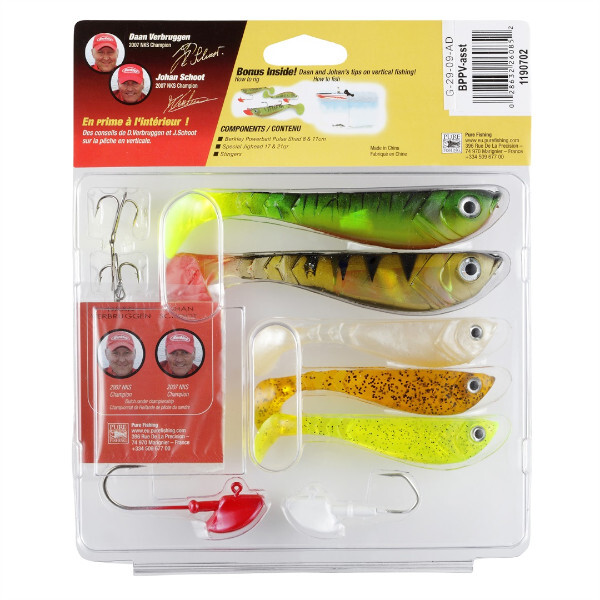 Berkley Powerbait Vertical Fishing Pro Pack (8-brins)