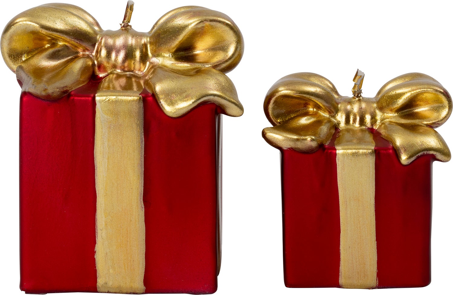 Intratuin stompkaars Cadeau rood / goud 8 uur 5,5 x 5,5 x 7,5 cm