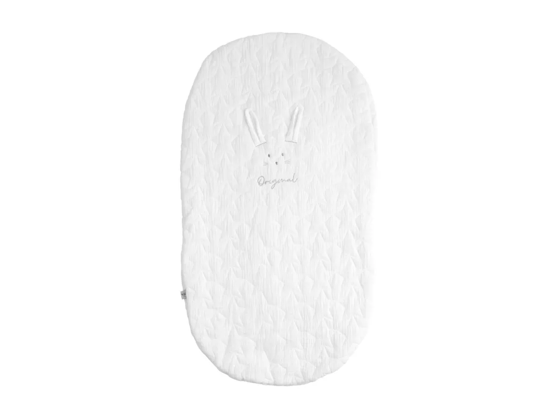 Couvre lit ovale pour berceau en coton
