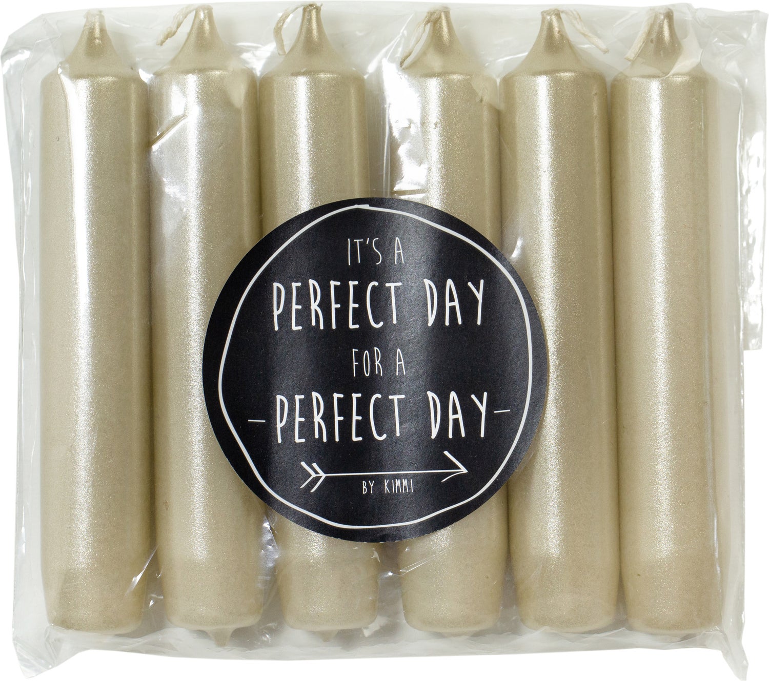 Rustik Lys dinerkaars Cadeau beige 5 uur D 2,1 H 12 cm 6 stuks