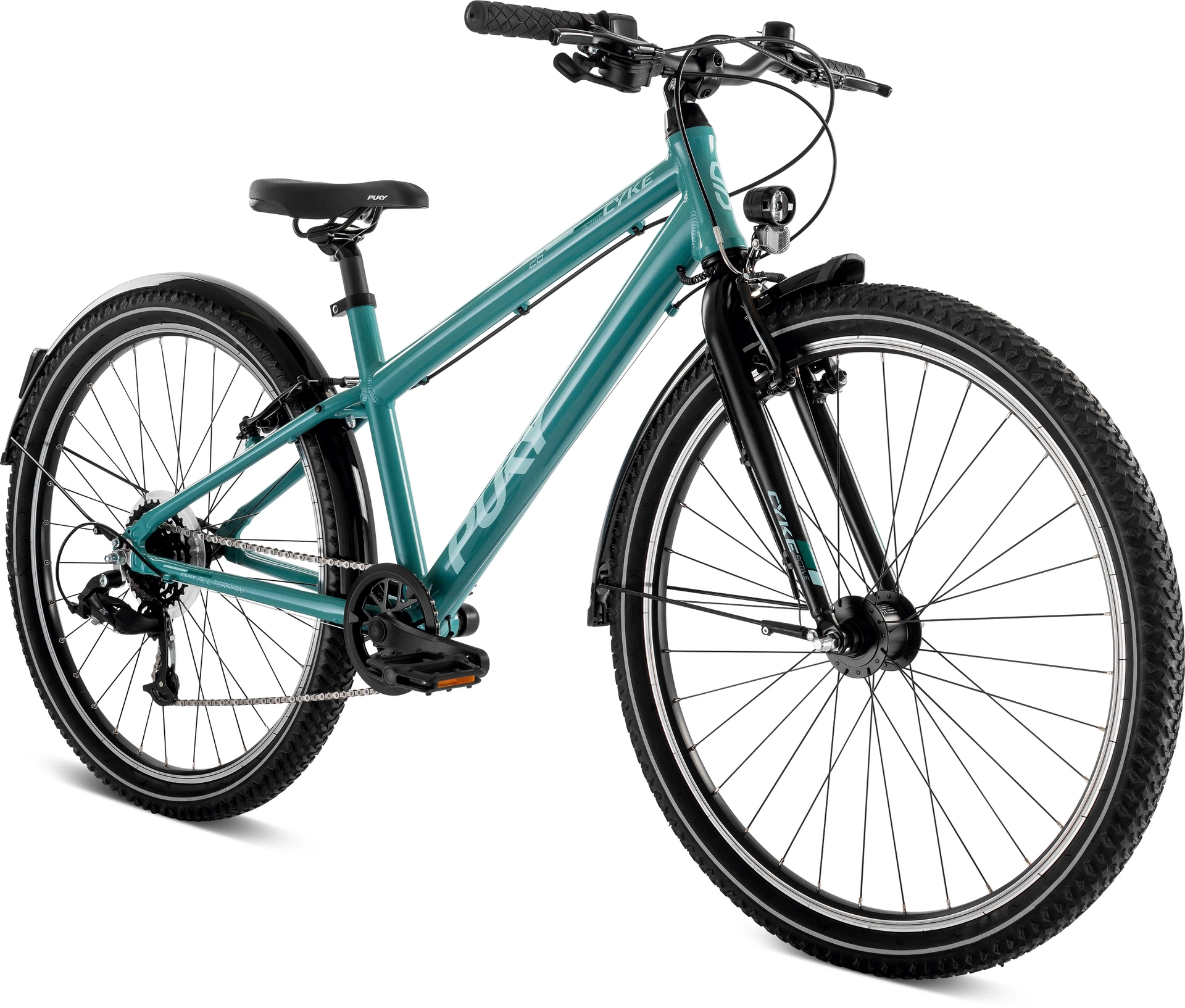 Puky Cykel 26-8 Active alu. børnecykel turkis/sort