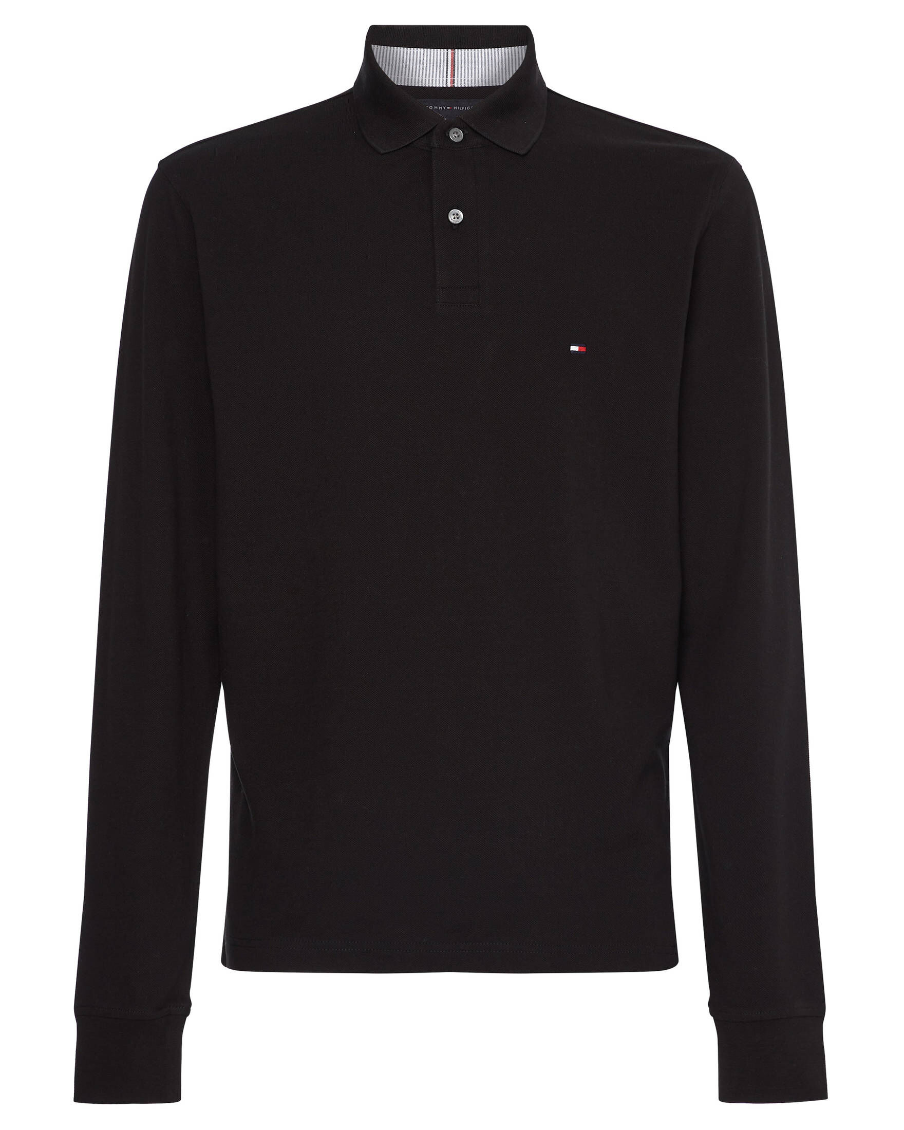 Tommy Hilfiger| Herren Poloshirt 1985 TH FLEX Regular Fit Langarm