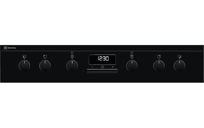 Einbauherd EH6L40XSW Schwarz<br>Multifunktionsofen