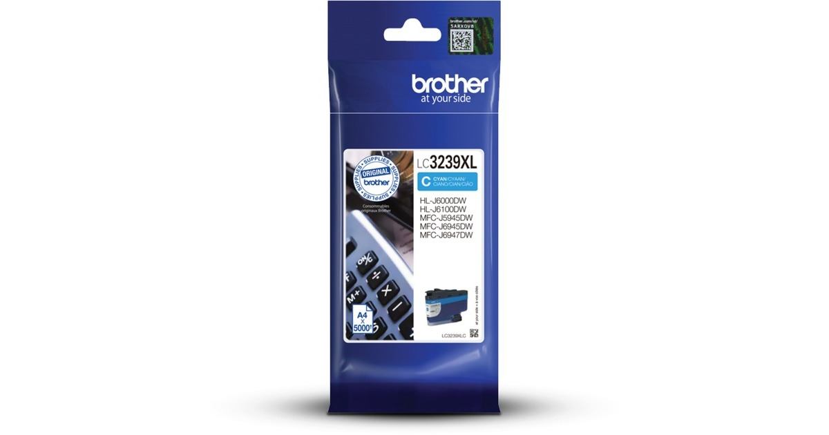 BrotherOriginele LC-3239XLC cyaan inktcartridge