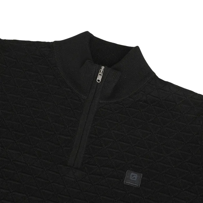 Gabbiano Knitwear Halfzip Sweater Heren