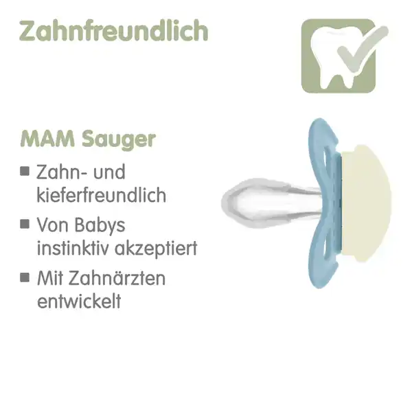 Schnuller Original Night, Silikon, 0-6 M., Hase / Mond