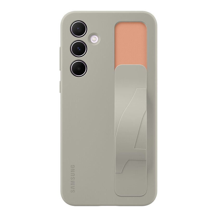 Samsung Coque silicone avec Lanière (Gris) - Samsung Galaxy A55 5G