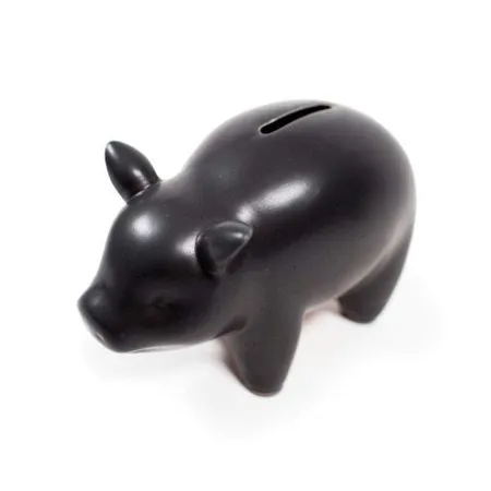 Luckies Lustiges Sparschwein Perry, schwarz