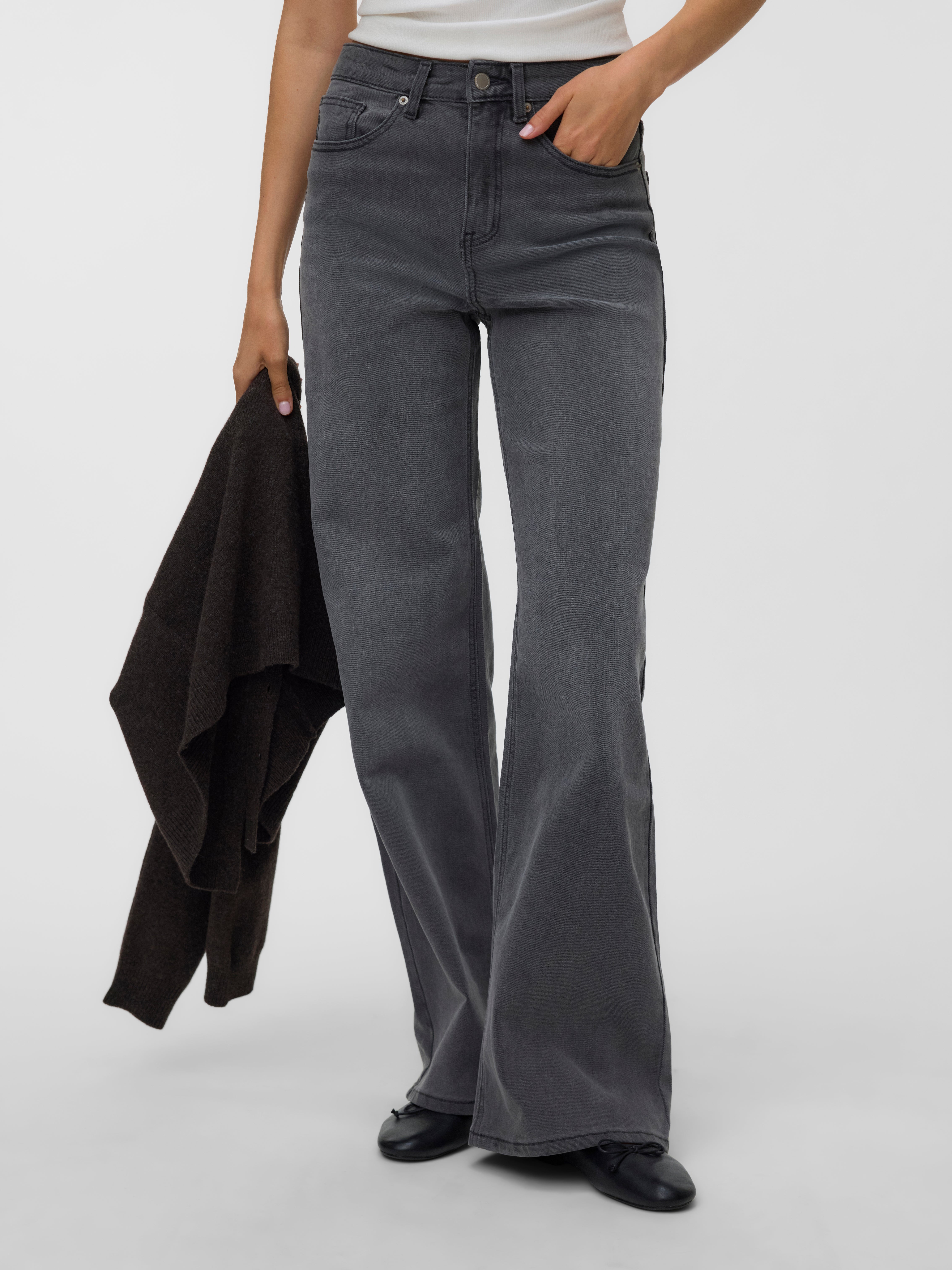 VMOLIVIA High rise Wide leg fit Jeans