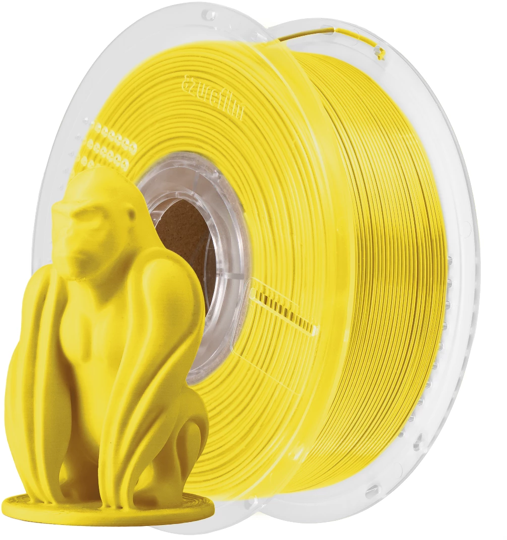 AzureFilm  PETG Hyper Speed Yellow, 1,75 mm / 1000 g    Hochwertiges Universal-Filament