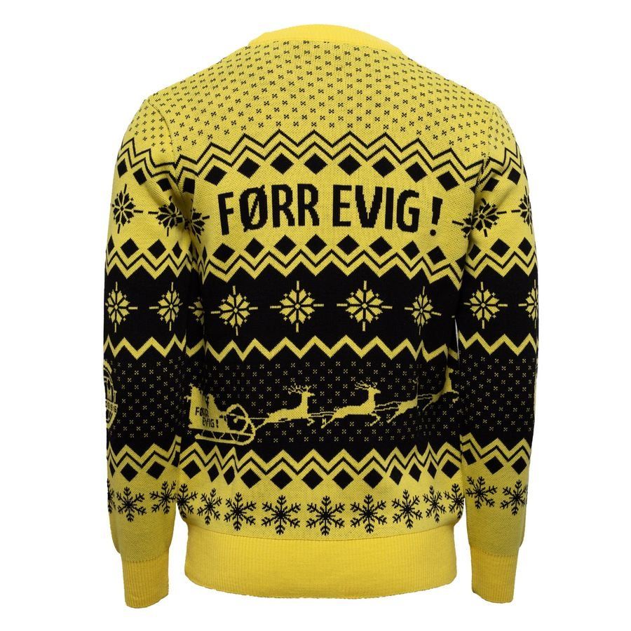 FK Bodø/Glimt Pull de Noël - Jaune/Noir Enfant