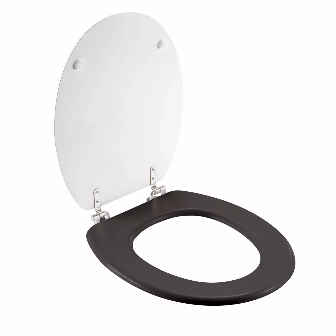 Abattant WC bois (37 x 46 cm) Cocoty Noir