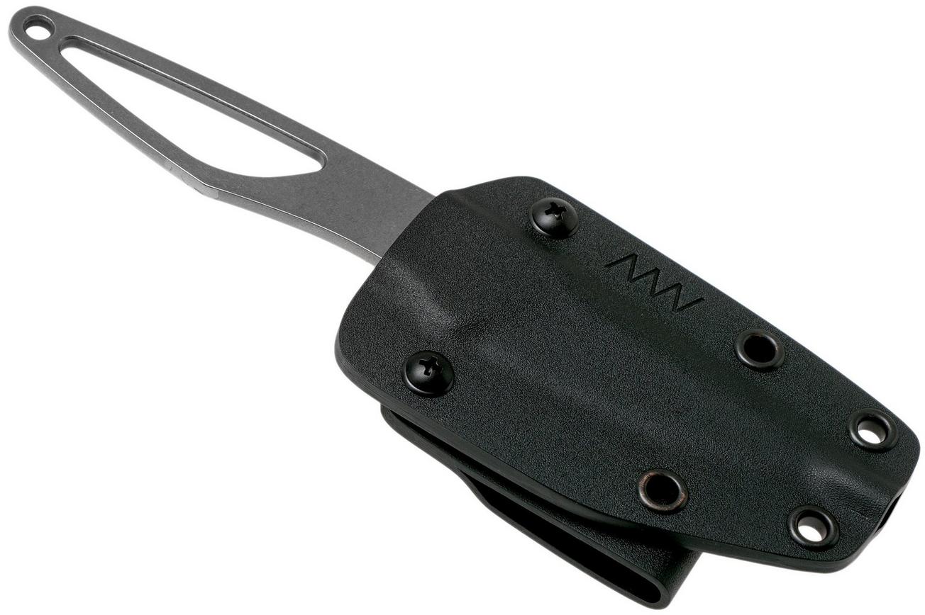 ANV P100 Sleipner, No Paracord P100-001, Black Kydex Sheath, nekmes