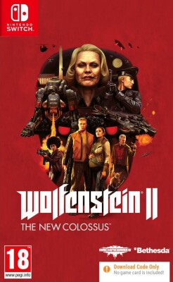Wolfenstein 2 The New Colossus - Kode I Boks - Nintendo Switch