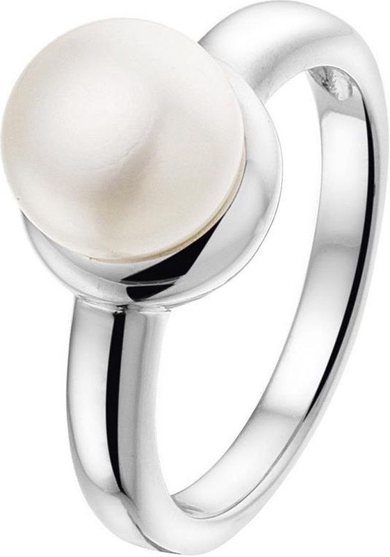 Ring - Gerhodineerd Zilver - Zoetwaterparel - 1324328