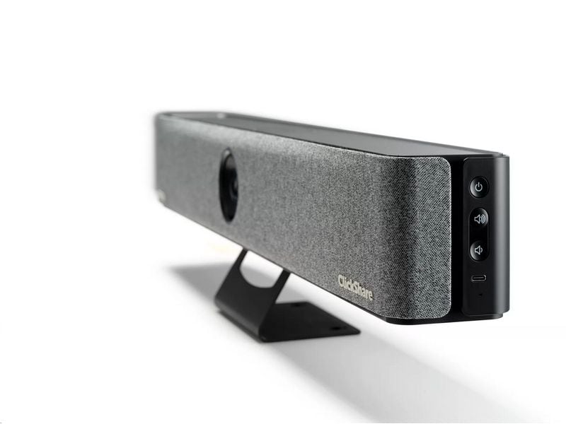 Barco ClickShare Bar Core mit 1 Button Hochwertige All-in-One-Videobar für ansprechende und mühelose drahtlose Konferenzen