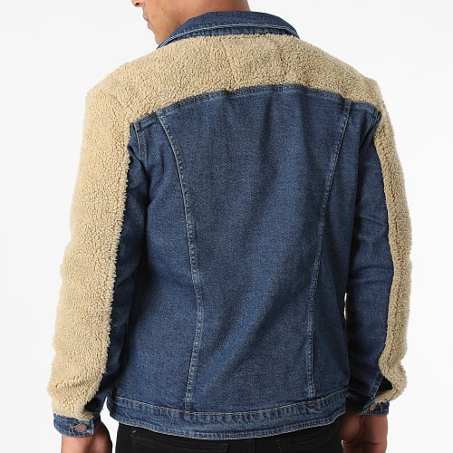 Veste Jean 3925 Bleu Denim Beige