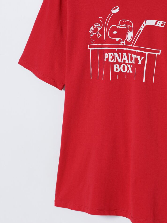 Camiseta estampada Peanuts™ - Vermelha