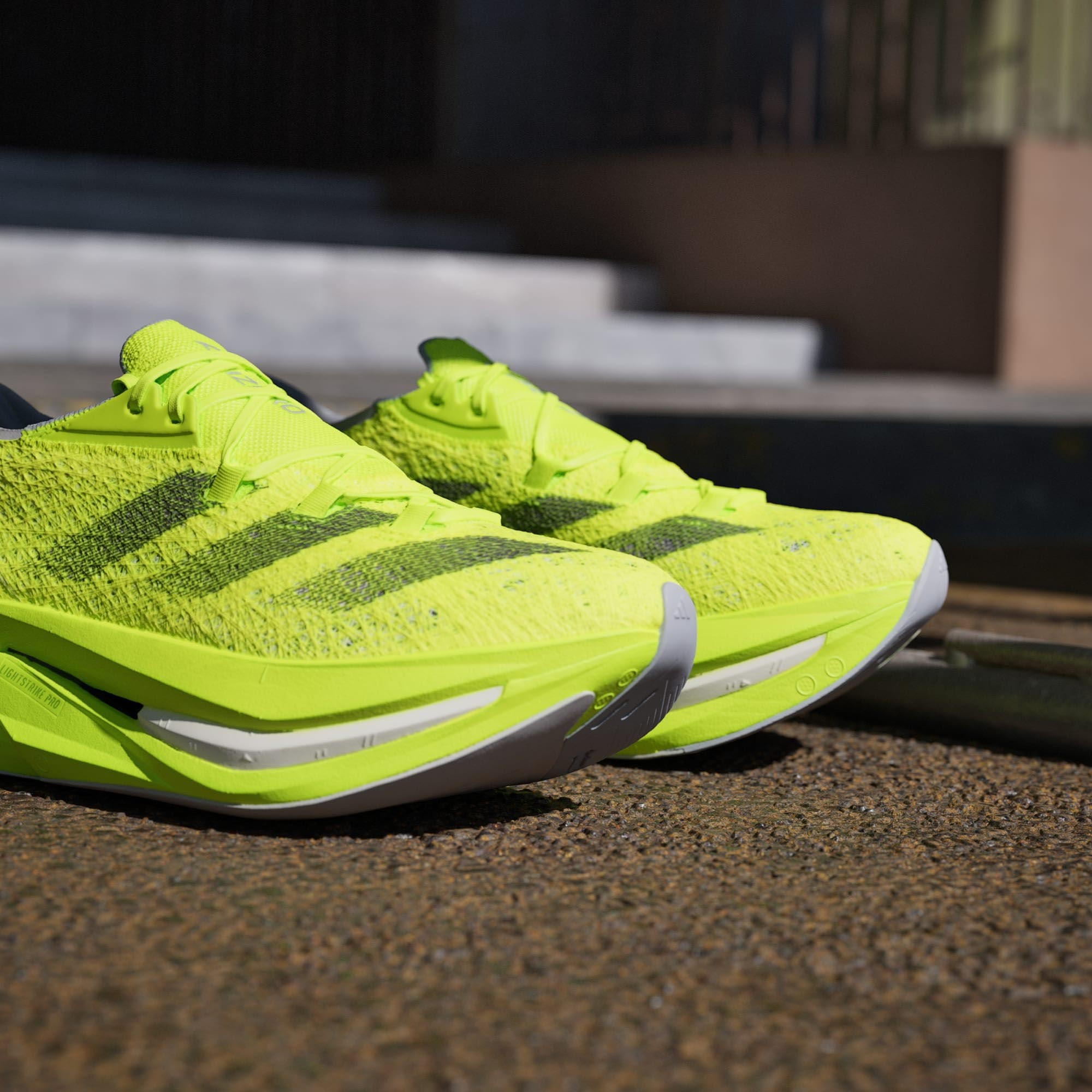 Adizero Prime X 2.0 Strung Unisex Lucid Lemon/Core Black/Hail Silver