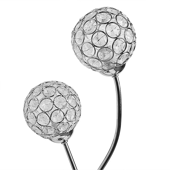 Lampe à poser Mantus 2 ampoules G9 IP20 argent