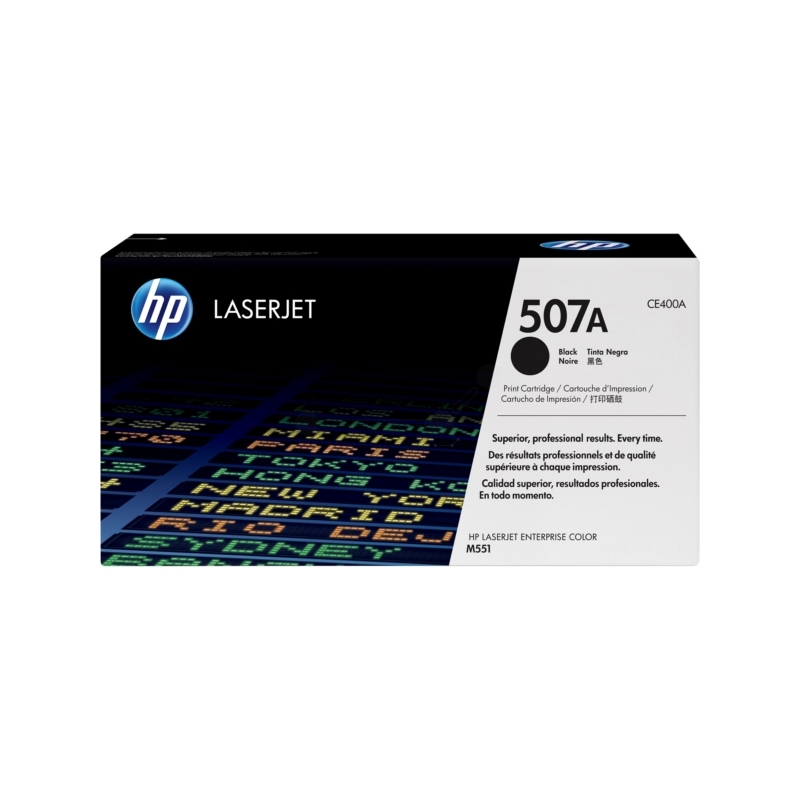 HP 507A (CE400A) Toner, schwarz