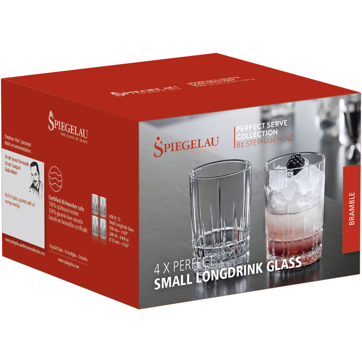Perfect Small Longdrinkglass 24 cl 4 stk