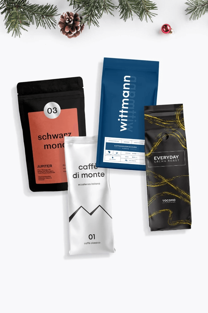 Winterliches Café Crema Probierpaket 1kg