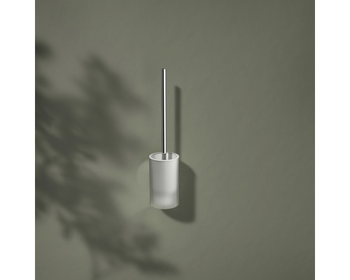 KEUCO REVA toiletborstelset, chroom/glans wit, 12864019000