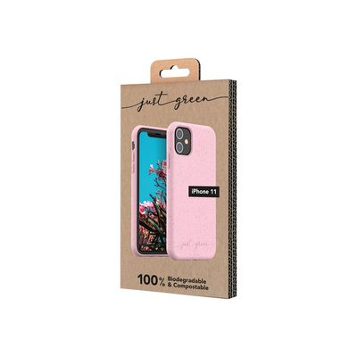 Just Green - coque de protection pour iPhone 11 - baby pink