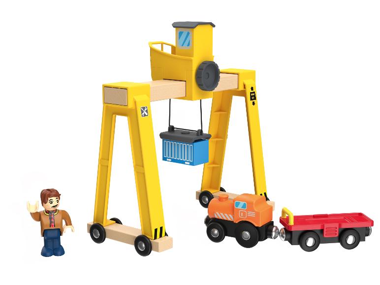 Houten treinset