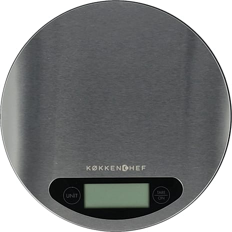 Køkkenchef digital køkkenvægt - stål (5 kg)