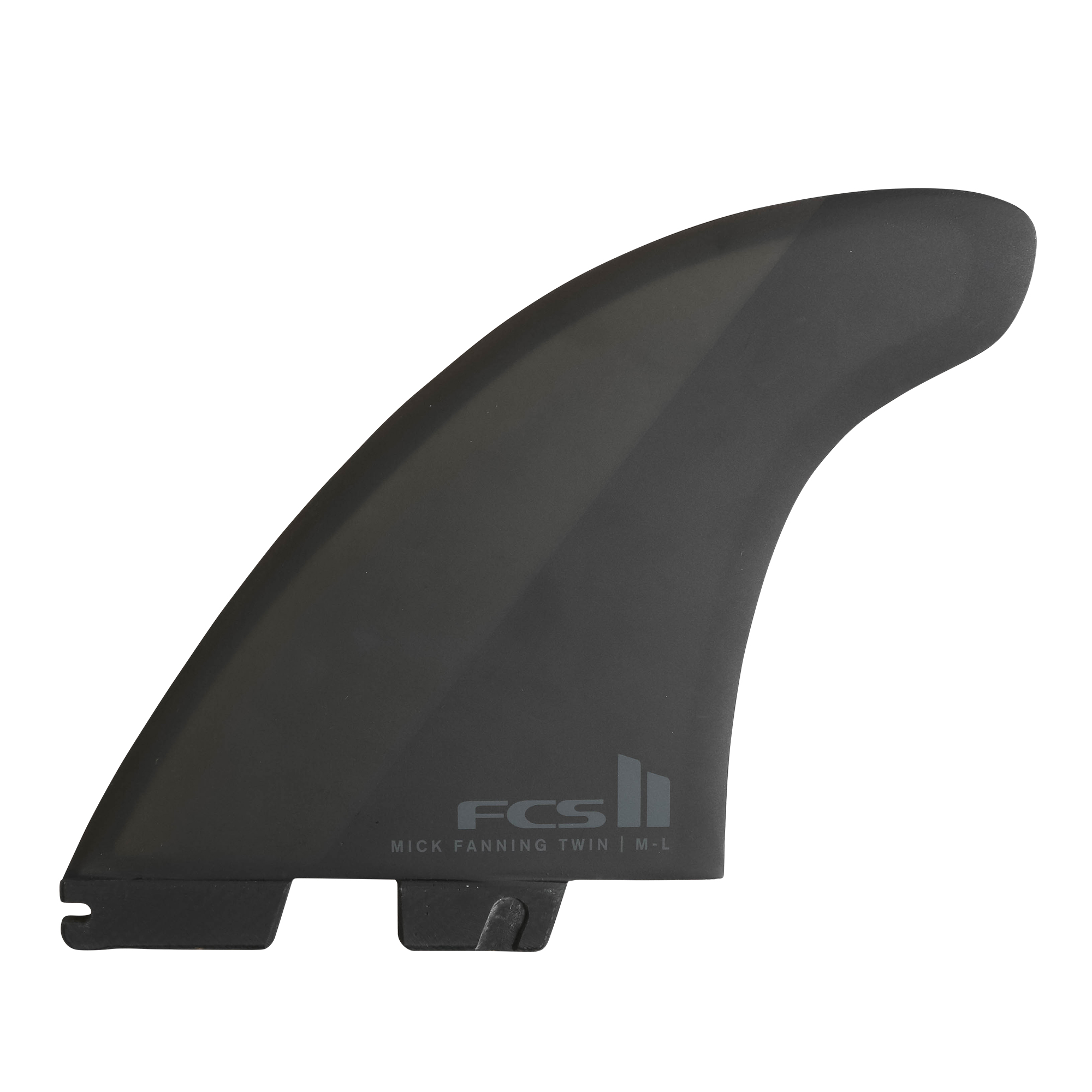 FCS FCS II MF PC Black - XLarge Thruster ( Twin   Stab )