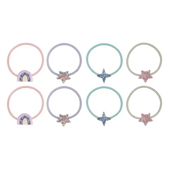 Mimi & Lula Lot 8 Chouchous Rainbow & Star | Violet