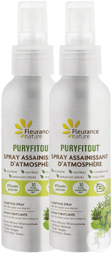 Fleurance Nature Puryfitout Spray Assainissant D'Atmosphère Flacon Duopack 2x100ml