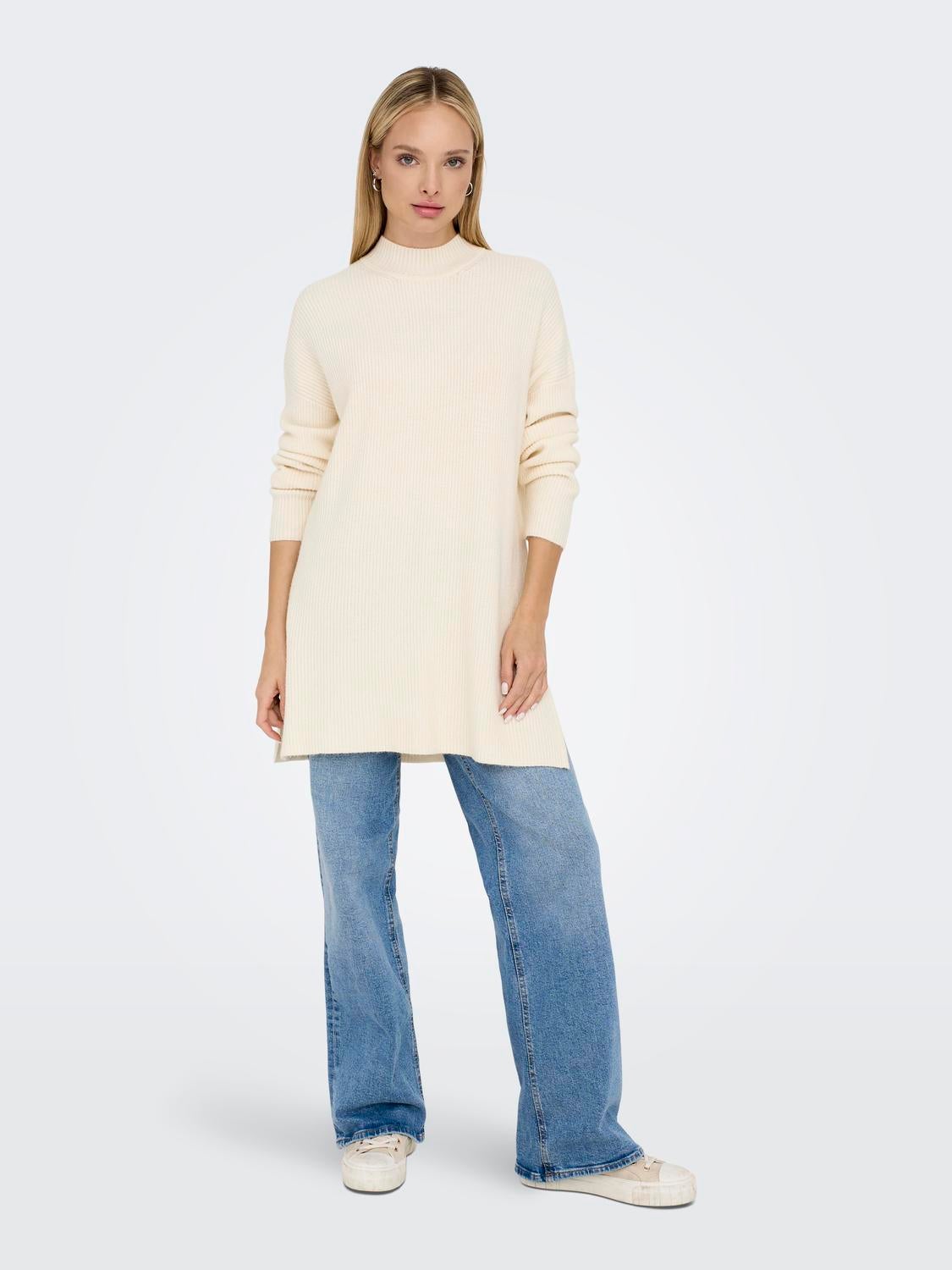 ONLKATIA Strickpullover Whitecap Gray