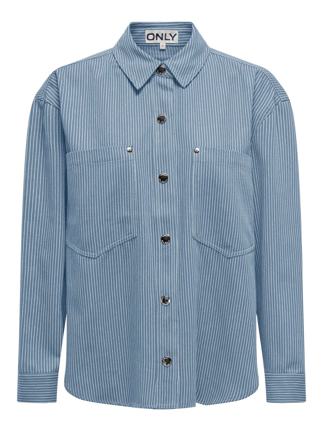 ONLMERLE Overshirt Faded Denim