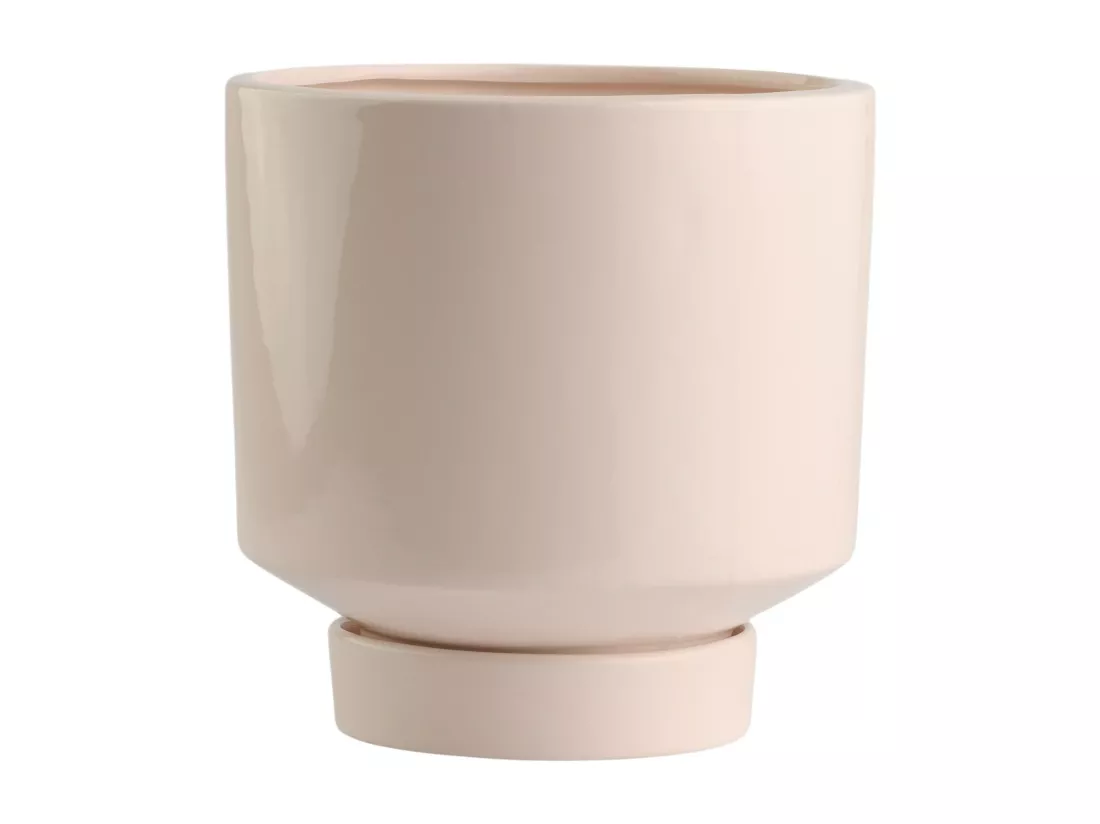 Pot De Fleurs Gabriela rose pâle 17.5 x 18