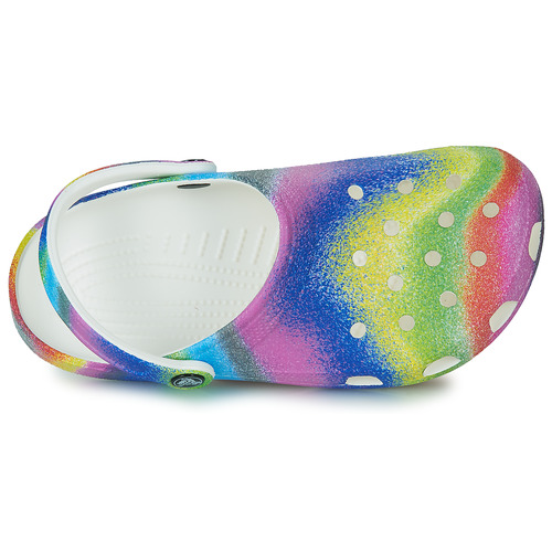 Crocs - CLASSIC SPRAY DYE CLOG K - Blanc / Multicolore